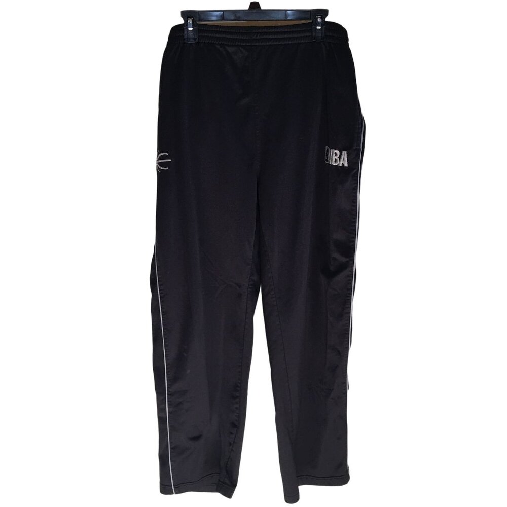 NBA ELEVATION BLACK GRAY STRIPED SWEAT PANTS MENS SIZE XL